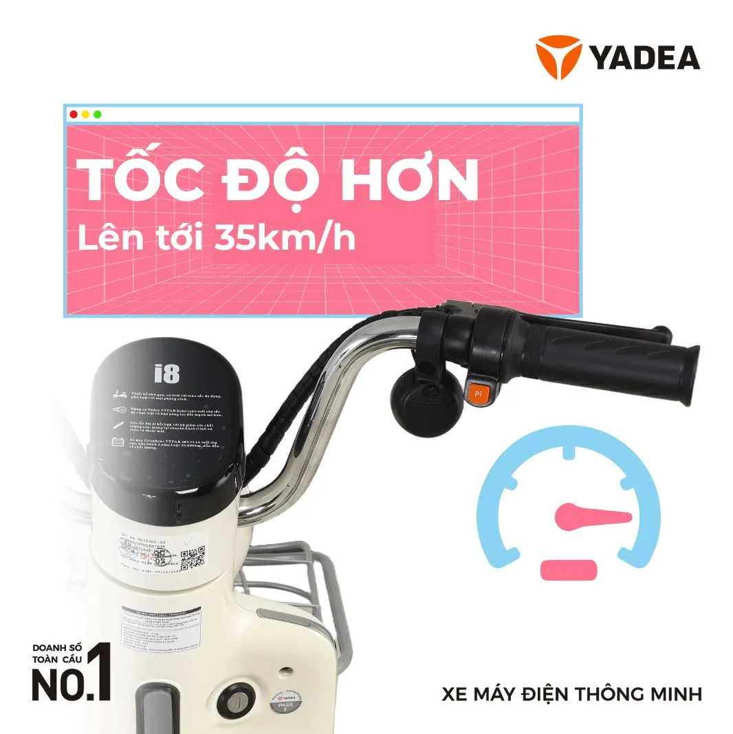 So sánh YADEA i8 mới và i8 cũ: Nâng cấp toàn diện