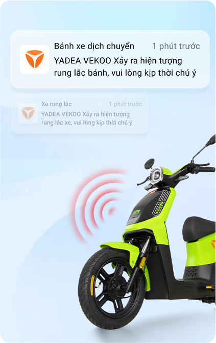 组 25- cảnh báo rung lắc 5 Lý Do Bạn Nên Chọn YADEA Vekoo Trong Mùa Hè Này