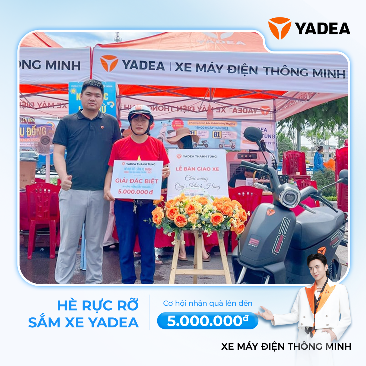 Đặc biệt Chốt đơn xe xịn, quay nhẹ là trúng liền tay