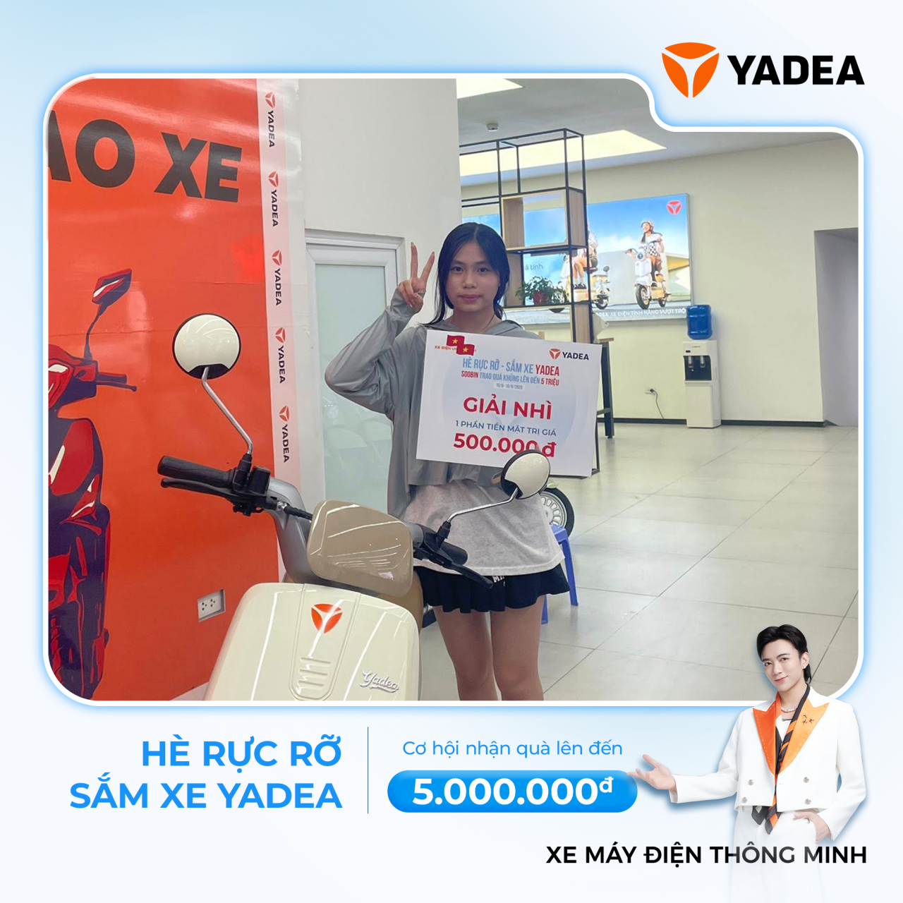 Nhì 4 Chốt đơn xe xịn, quay nhẹ là trúng liền tay
