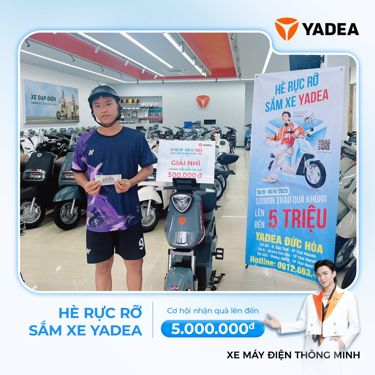Nhì_ Chốt đơn xe xịn, quay nhẹ là trúng liền tay