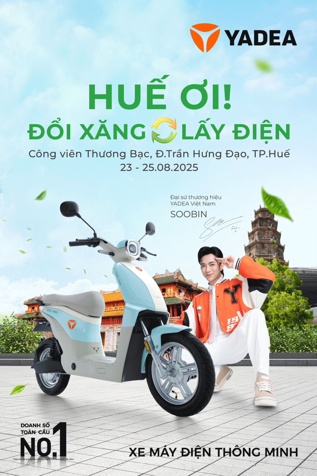 Đổi xe xăng lấy xe điện cùng Yadea Thảo Ái