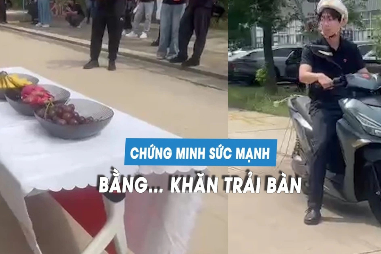 ảnh bìa 2 (9) Độc lạ: Yadea dùng khăn trải bàn chứng minh sức mạnh xe máy điện Velax