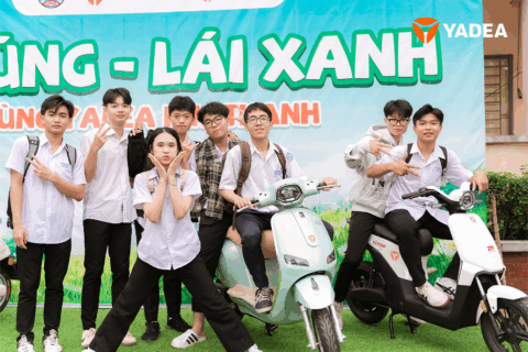 Artboard 1 YADEA lan tỏa văn hóa giao thông an toàn tại Trường THPT Trần Văn Ơn