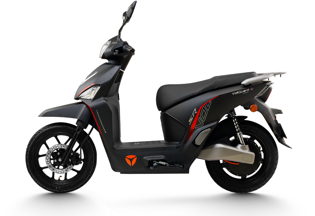 V002 U50 đen có bóng Xe Máy Điện YADEA VOLTGUARD U50