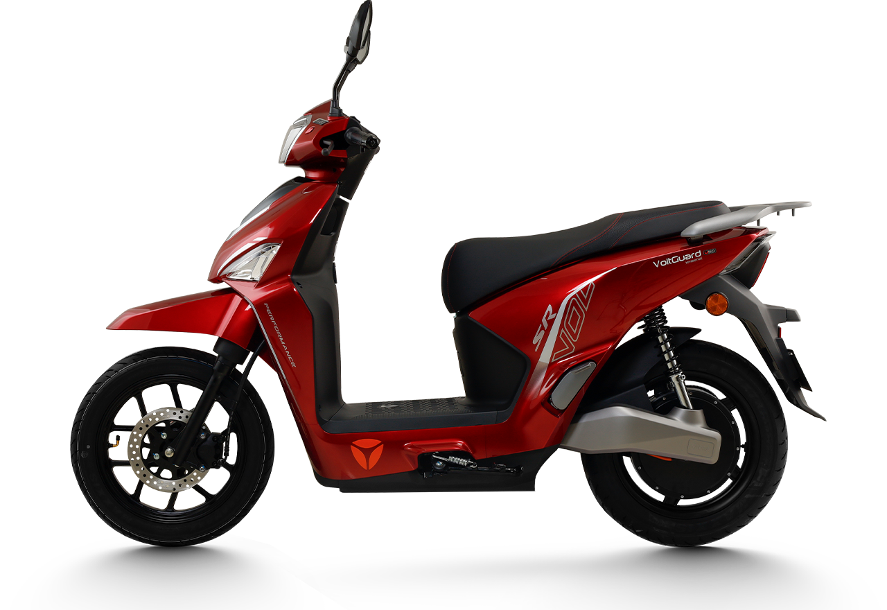 V002 U50 đỏ có bóng Xe Máy Điện YADEA VOLTGUARD U50