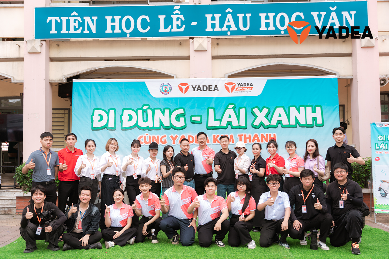 YADEA lan tỏa văn hóa giao thông an toàn tại Trường THPT Trần Văn Ơn