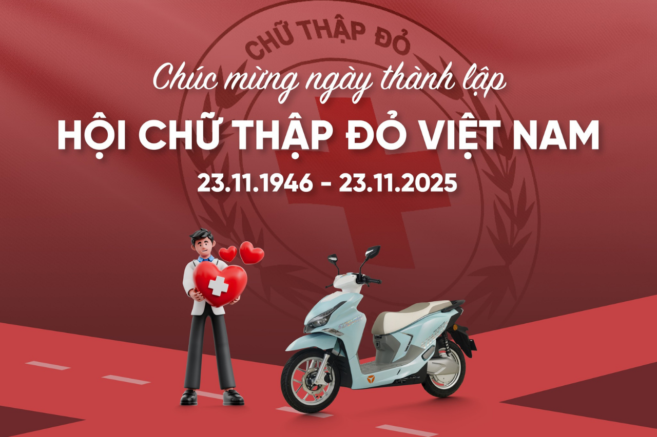 Kỷ niệm Ngày Chữ thập đỏ Việt Nam – lan tỏa sức mạnh nhân ái cùng Yadea