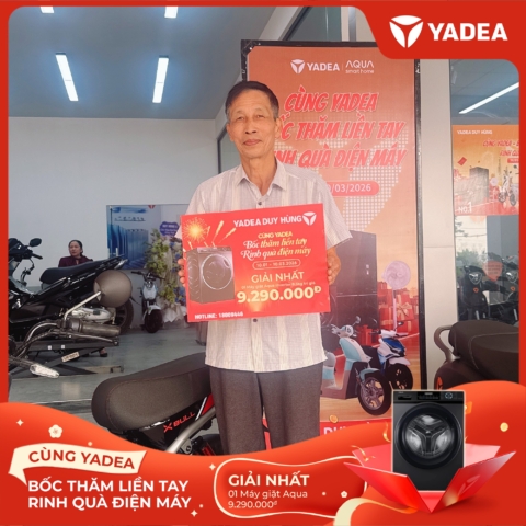 614605343_1189150616722406_8827464557060917893_n Chúc mừng khách hàng trúng thưởng chương trình Tết YADEA 2026