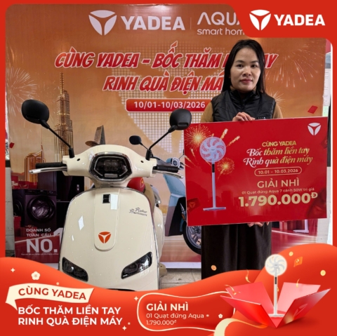 619103243_1199049825732485_1163206292268694472_n Lộc xuân gõ cửa – Nhiều khách hàng YADEA may mắn nhận quà điện máy AQUA giá trị
