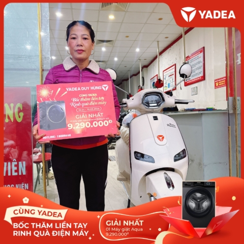 619851383_1199050055732462_8075051669085571740_n Lộc xuân gõ cửa – Nhiều khách hàng YADEA may mắn nhận quà điện máy AQUA giá trị