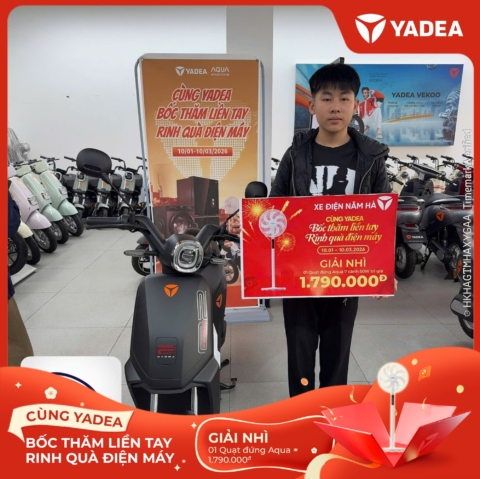620155400_1199049625732505_8894526152844759869_n Lộc xuân gõ cửa – Nhiều khách hàng YADEA may mắn nhận quà điện máy AQUA giá trị