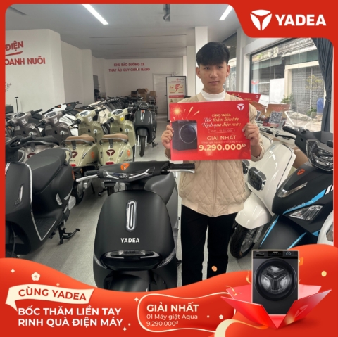 621535590_1199049225732545_2452025078203914869_n Lộc xuân gõ cửa – Nhiều khách hàng YADEA may mắn nhận quà điện máy AQUA giá trị