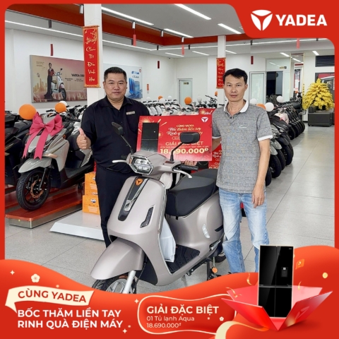 621799799_1199047432399391_4688993703299571072_n Lộc xuân gõ cửa – Nhiều khách hàng YADEA may mắn nhận quà điện máy AQUA giá trị