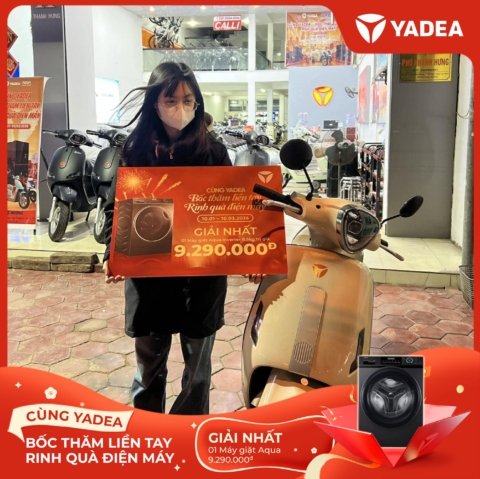621801074_1199049152399219_4247087330612982797_n Lộc xuân gõ cửa – Nhiều khách hàng YADEA may mắn nhận quà điện máy AQUA giá trị