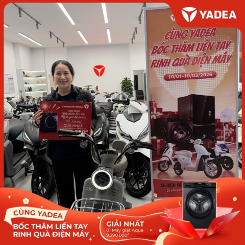 621801169_1199049222399212_114477618796914551_n Lộc xuân gõ cửa – Nhiều khách hàng YADEA may mắn nhận quà điện máy AQUA giá trị