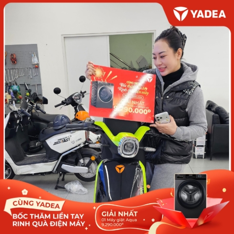 621813146_1199049169065884_2994847301321858835_n Lộc xuân gõ cửa – Nhiều khách hàng YADEA may mắn nhận quà điện máy AQUA giá trị