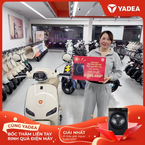 621815080_1199049095732558_4966544919892016915_n Lộc xuân gõ cửa – Nhiều khách hàng YADEA may mắn nhận quà điện máy AQUA giá trị