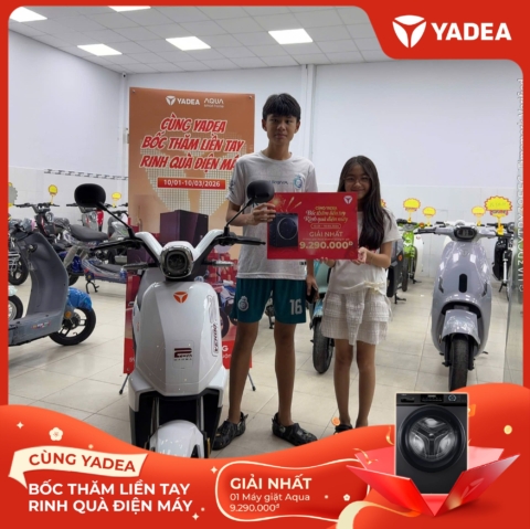 622378993_1199049009065900_2930084826957722813_n Lộc xuân gõ cửa – Nhiều khách hàng YADEA may mắn nhận quà điện máy AQUA giá trị
