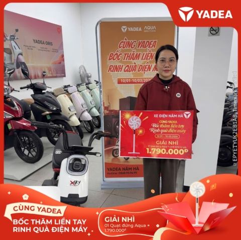 622870128_1199049715732496_1428062199592644700_n Lộc xuân gõ cửa – Nhiều khách hàng YADEA may mắn nhận quà điện máy AQUA giá trị