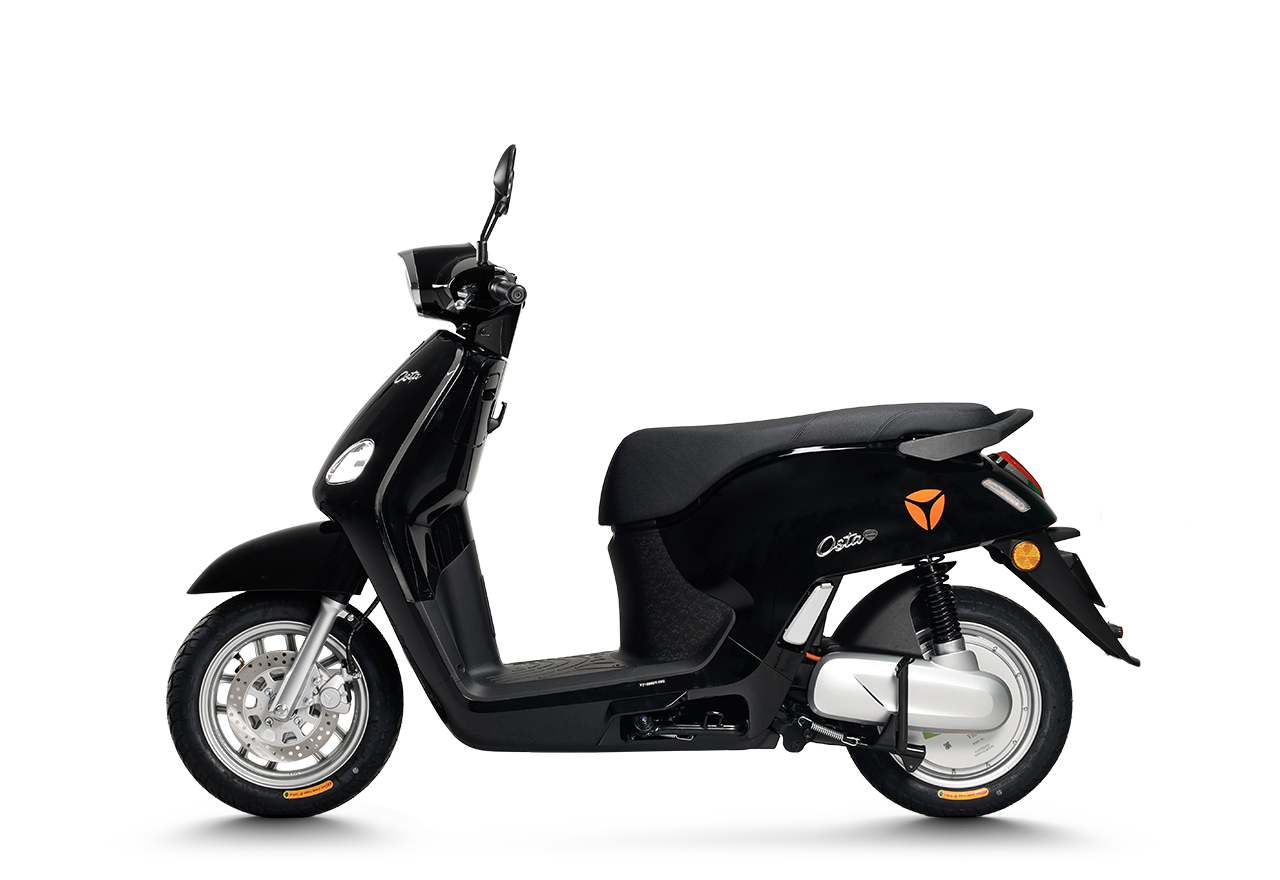 Ảnh ngang các màu – 5 đen bóng Xe Máy Điện YADEA OSTA
