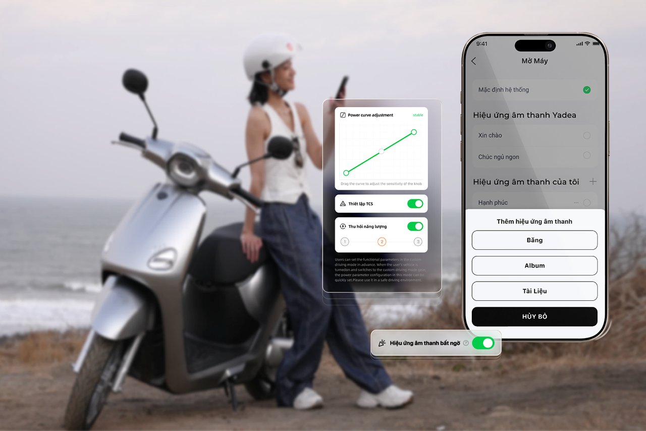 Ảnh phần dưới copy Xe Máy Điện Yadea Osta