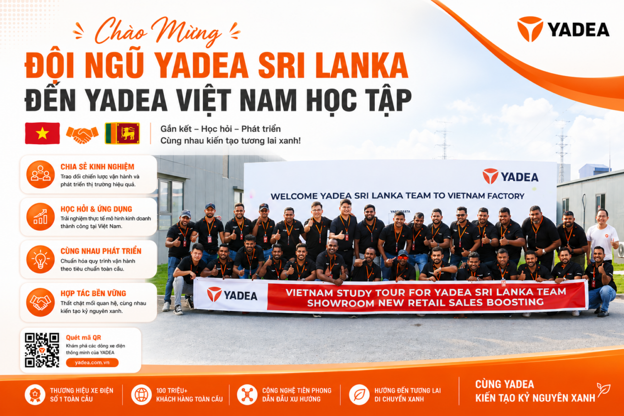 a124abfb-a416-4346-9e88-ad59951780fa Yadea Việt Nam nồng nhiệt chào đón đoàn Yadea Sri Lanka đến thăm và làm việc